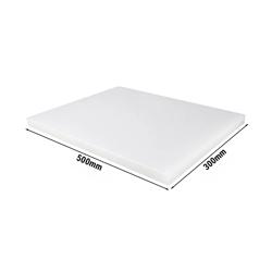 Tábua de cozinha - 30 x 50 cm - Espessura: 2 cm – Branco