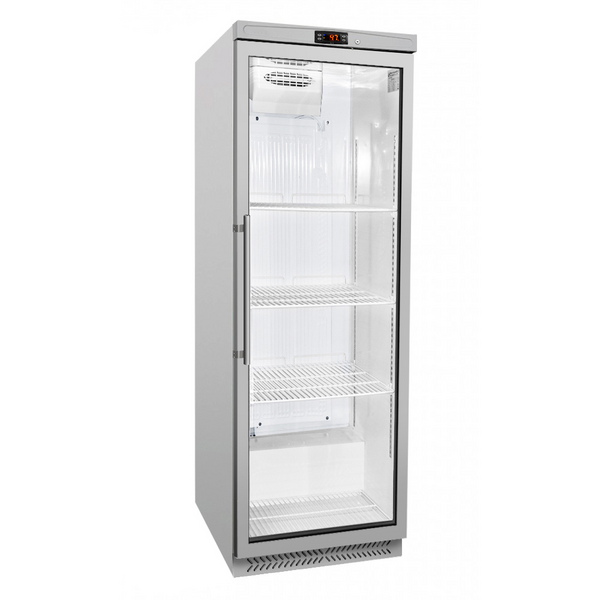 Depo tipi buzdolabı paslanmaz çelik ECO - 400 litre - 1 cam kapılı
