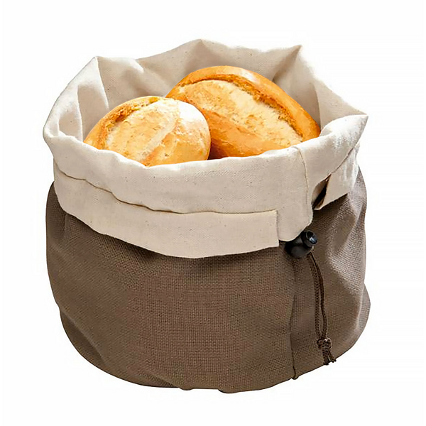 Saco de pão com almofada térmica