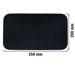 (2 pieces) SELTMANN WEIDEN | Rectangular Dinner Plate – 350 × 200 mm - Black - Porcelain