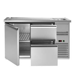 Barkoelkast PREMIUM PLUS - 1550x700mm - 1 deur & 2 laden