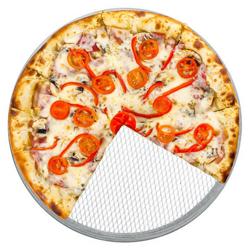 Retina per pizza - alluminio - perforata - Ø 280 mm