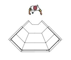 Comptoir vitrine réfrigérée RIGA - 1750x990mm - +4/+8°C - 2 étagères - Éclairage LED