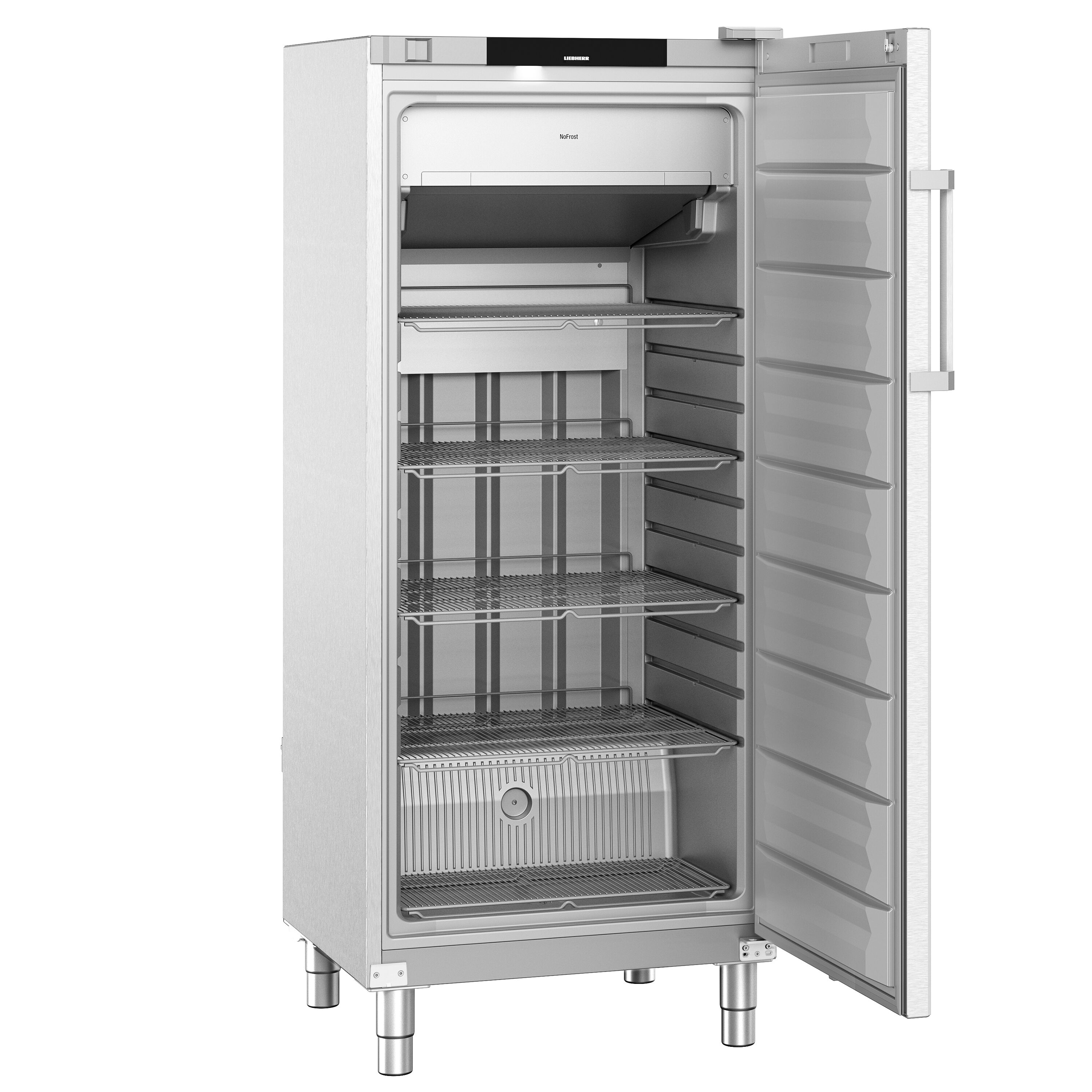 LIEBHERR | Congélateur en inox PERFECTION – 472 litres – intérieur en plastique – avec 1 porte