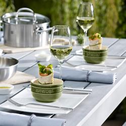 STAUB | CERAMIQUE - Set posudica - 2 komada - Keramika - Zelena boja bosiljka 