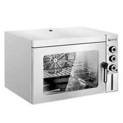 Piec konwekcyjny KOMPAKT - Funkcja pary -30 l - stal nierdzewna - włącznie z 1 rusztem i 1 blachem do pieczenia 353x327 mm