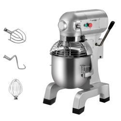 Batteur planétaire – 20 litres – 1,1 kW – avec 3 accessoires de mélange inclus