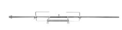 Stainless steel double spit sword for chicken rotisserie – fits LGM & LEM - 1,200 mm - 2 skewers + ESFSM16 - ultra-stable, easy mount