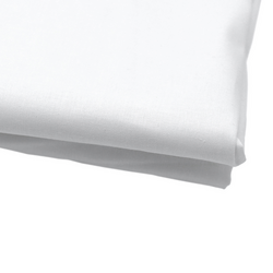 (10 stuks) Bedlaken - 160 x 295 cm - Wit	 