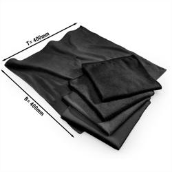 (10 stuks) Microvezeldoek - 400x400mm - zwart