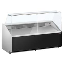 Banco refrigerato - 1900mm - Pannello frontale nero