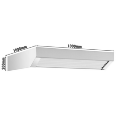 Afzuigkap 1,0 m - met motor & condensator