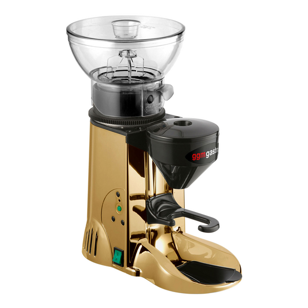 Kaffeemühle - 1kg - 77dB - Mit direkter Ausgabe - Gold