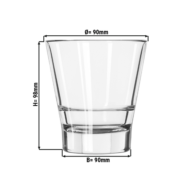 (12 komada) Višenamjenska čaša - GILDE - 266 ml - Prozirna 