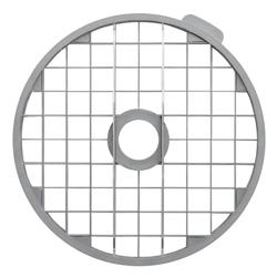 (2 szt.) Tarcza do słupków - słupki 20mm - Ø205mm - z kratką do krojenia w kostkę - kompatybilny z Szatkownica do warzyw GSE300 i GSE400
