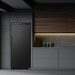 Voorraad Vrieskast ECO - 400l - met 1‑deurs dichte deur & 5 roosters - binnenzijde kunststof - zwart