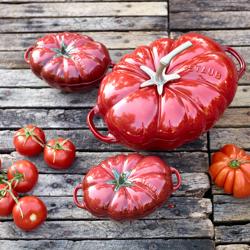 STAUB | LA COCOTTE - Cocotte - Tomatenform - 250mm - Gusseisen - Kirsch-Rot
