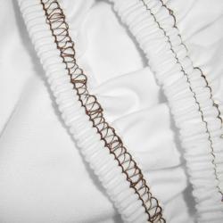 (10 pcs) Drap-housse en jersey - 160x200cm - Blanc