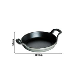 STAUB | SPECIALITIES - Bakvorm - Ø 200mm - Gietijzer - Grafietgrijs