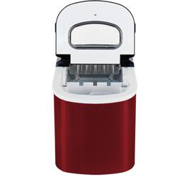Jääpalakone - ontto lieriö - 12 kg/24 h - Punainen