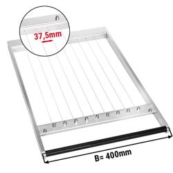 Rahmen für doppel Pralinenschneider - Drahtabstand: 37,5mm