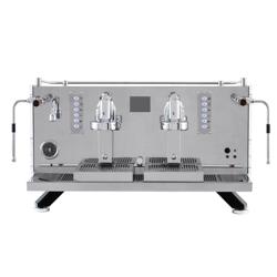 Commercial 2-Group Espresso Machine – Pre-Infusion, Plumbed-In, 220/380V - Copper boilers; Includes free beans