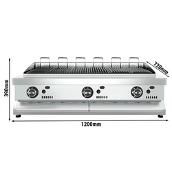 Grill à eau à gaz - 15,6 kW