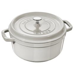STAUB | LA COCOTTE - Cocotte - Ø 180mm - Öntöttvas - Fehér szarvasgomba
