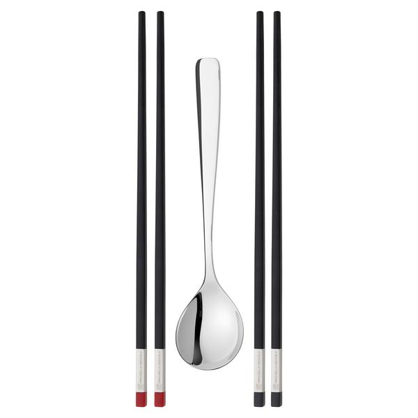 (5 pieces) ZWILLING | Stainless Steel Chopstick & Spoon Set – 18/10 - matt/polished