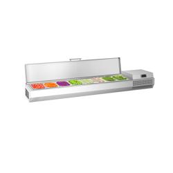 Opzetkoelvitrine PREMIUM PLUS - 1976x413mm - 8x GN 1/3