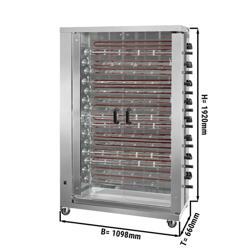 Elektrikli Piliç Izgarası - 38,4 kW - 90 piliç için 15 şişli