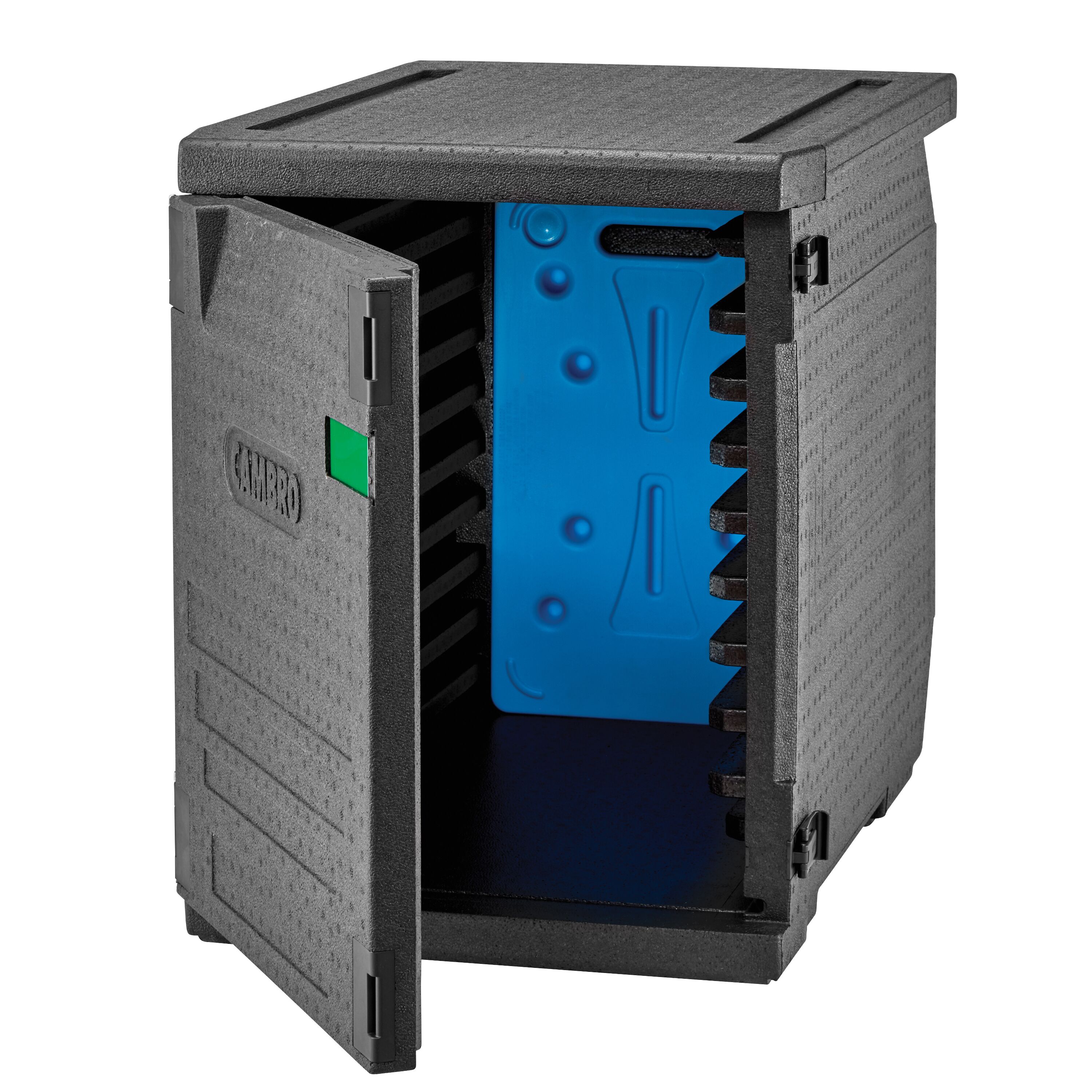 CAMBRO | CAM GOBOX® - Chargeur frontal - EN 600x400 - avec 9 rails de support - Noir