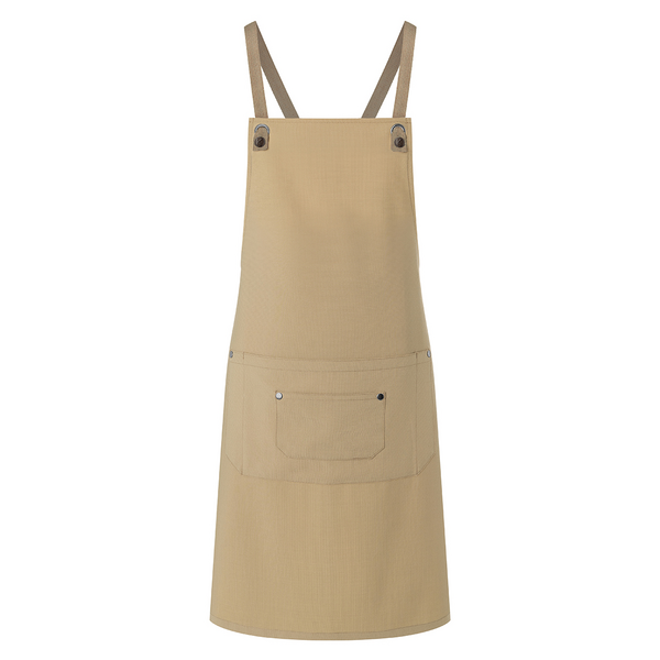Karlowsky - Delantal con peto Urban-Nature - gris guijarro