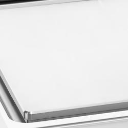 Elektrische bakplaat - 13,2kW - Glad/geribbeld - met open onderbouw