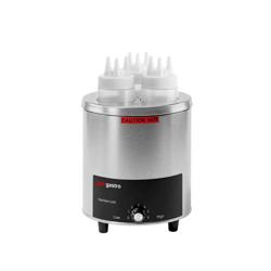 Scalda salse elettrico in acciaio inox - 550W - 4,40L - incl. inserto