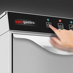 Commercial Glasswasher - 3.3 kW – 225 mm – 500 glasses/hr – Manual Display – Extremely Quiet – 32A Supply