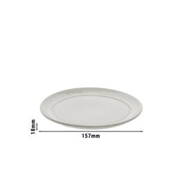 STAUB | DINING LINE -  طبق - مسطح - بقطر 150 مم - سيراميك - لون الكمأة البيضاء