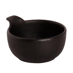 (12 pcs) Dessert Bowl - Universe - Porcelain - 240ml - round - Ø 100mm - Black