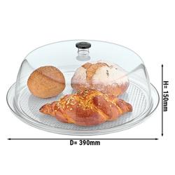 Cloche - Polycarbonaat - Ø 390mm - hoogte: 150mm - met handgreep