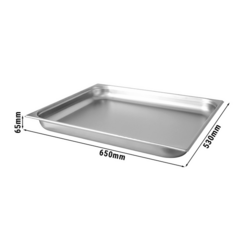 Recipiente GN 2/1 - profundidade 65 mm