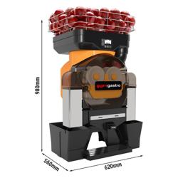 Elektrische Fruchtsaftpresse - mit Push & Juice-Taste, automatischer Fruchtzufuhr & Reinigungsmodus - Orange