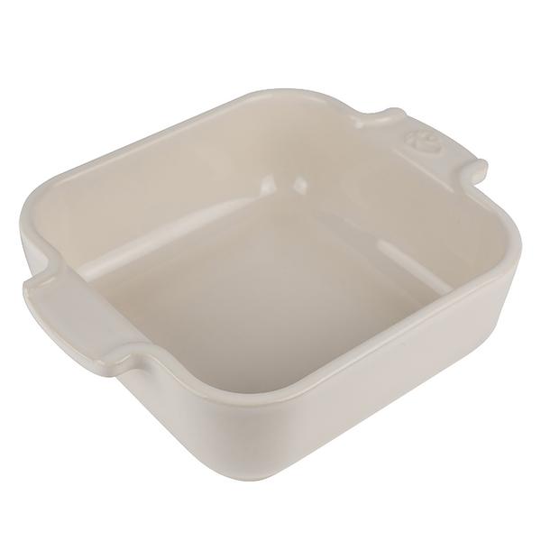 (6 pieces) PEUGEOT | Appolia Square Ceramic Casserole Dish – Ecru - 18 cm - 0.66 L