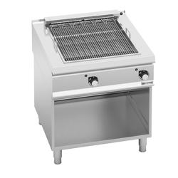 Griglia elettrica - 10,8kW - Su mobile - Profondità 900 - Acciaio inox