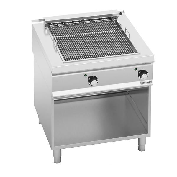 Elektrische grillplaat - 10,8kW - 0,8x0,9m - Staand model - RVS