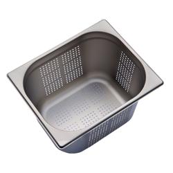 Gastronorm Container - 1/2 Stainless Steel - Perforated - 200 mm
