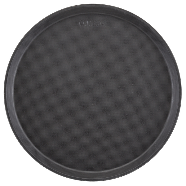 (12 db) CAMBRO | CAMTREAD® - Üvegszálas tálca - kerek - ø 280mm - magas profil - fekete
