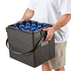 CAMBRO | CAM GOBOX® - Cutie pentru băuturi cu curea de transport - Curea neagră 