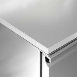 Mini voorbereidingstafel ECO - 900mm - 1 deur & 2 laden - voor 5x GN 1/6
