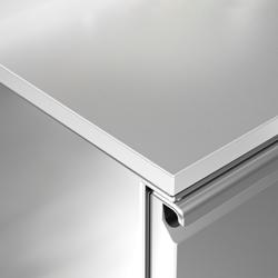 Saladette / mesa de preparação ECO - 0,9 x 0,7 m - com 4 gavetas 1/2