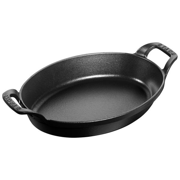 STAUB | SPECIALITIES - Caçarola - oval - 240mm - Ferro fundido - Preto